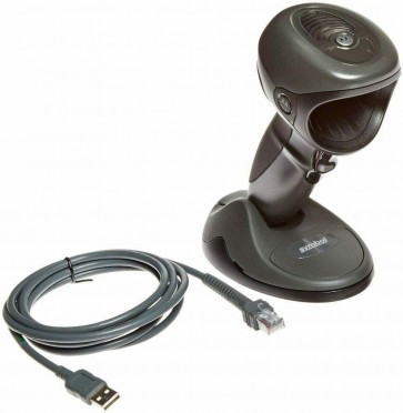 Symbol DS9808-SR00007NNWR High Performance USB Black 2D Barcode Scanner For Supermarket Warehouse Management