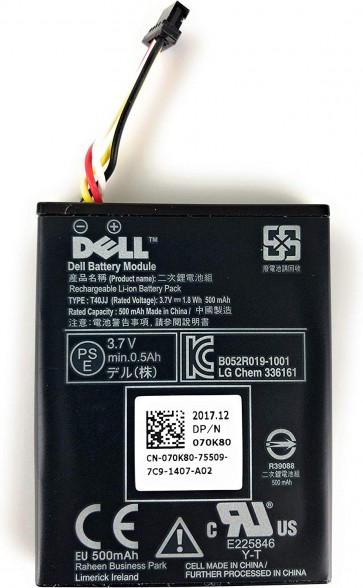 70K80 Dell PERC H710 H710P H810 Perc Battery