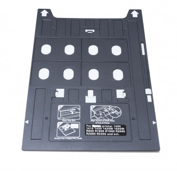 PVC Card Tray EPSON 1400 1410 1430 1430W 1500W R800 R1800 R1900 R2000 R3000 Stylus Photo R2880 R2400 SureColor P400 SureColor P600 EP-4004 A3 Inkjet PVC ID Card