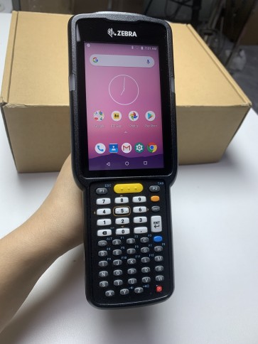 Zebra MC330K-GL4HA3RW 47 Key Gun Android 8.x AOSP with MX 1D Laser Barcode Scanner used for Warehouse Logistics Inventory