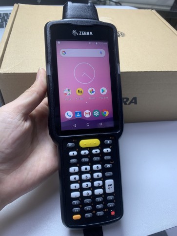 Zebra MC330K-RL3SG3RW 38 Key Rotating Head Android 8.1 2D Imager Barcode Scanner used for Warehouse Logistics Inventory