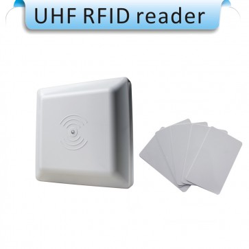 UHF RFID Card Reader 8m Long Range, 8dbi Antenna RS232/RS485/Wiegand Read 6M Int