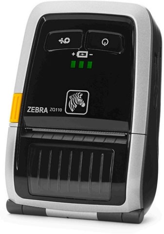 ZQ1-0UG00010-00 ZQ110 Zebra Portable Barcode Printer ZQ110 Mobile Receipt Printer