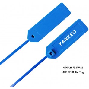 UHF RFID Tie Tag EPC Gen2 Long Reading Range ISO18000-6C Waterproof for Assets Logistics Inventory Management 