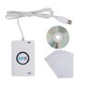 ETEKJOY ACR122U NFC RFID 13.56MHz Contactless Smart Card Reader Writer w/USB Cable, SDK, 5X Writable IC Card