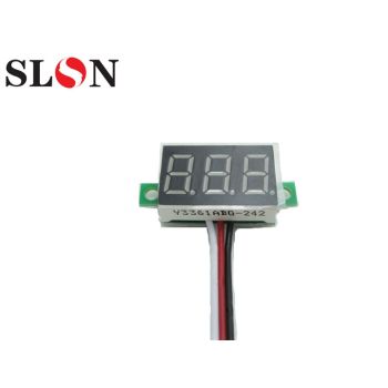 Mini 3-Wire Voltmeter 0.36 Inch DC 0V-30V DC Voltage Meter Motorcycle Voltmeter Digital Display