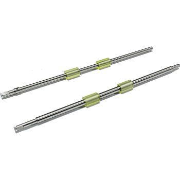 SLON 2PCS PA03630-Y210 PA03540-Y075 PA03540-Y078 PA03540-G078 Feed Roller Kit with Iron Shaft for Fujitsu Fi-6240Z Fi-6140Z Fi-6230Z fi-6130Z fi-6240 fi-6140